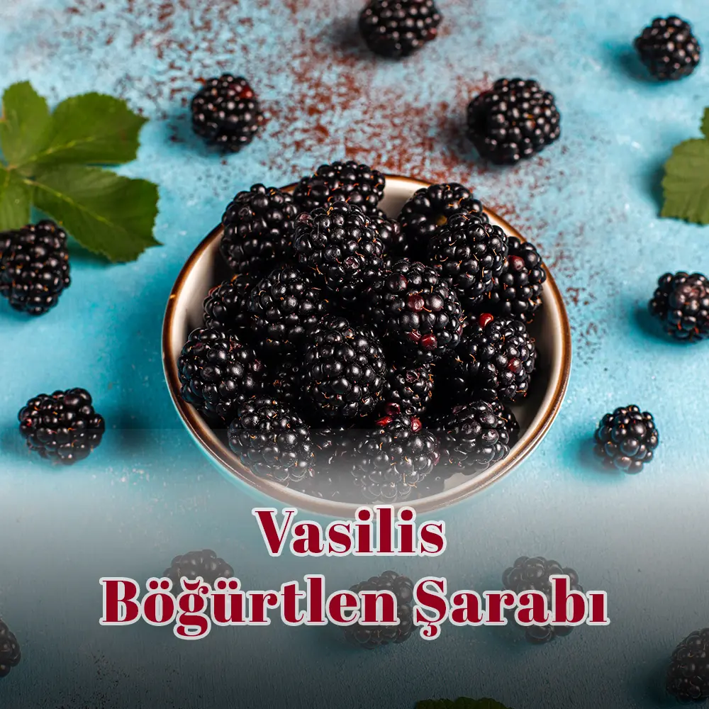 Vasilis Böğürtlen Şarabı Vasilis Böğürtlen Şarabı - Görsel 1